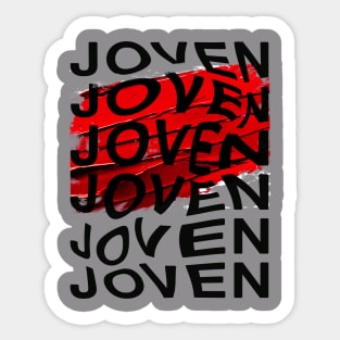 Joven Lipstick Smudge Sticker